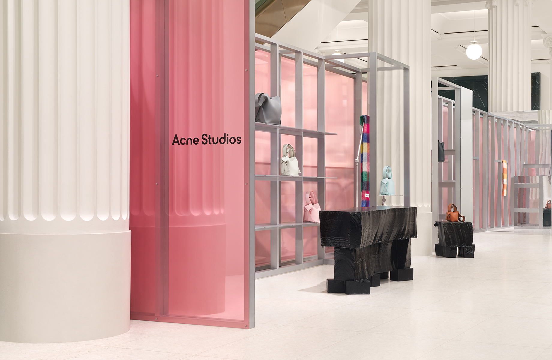 Acne Studios: Selfridges Accessories Hall London